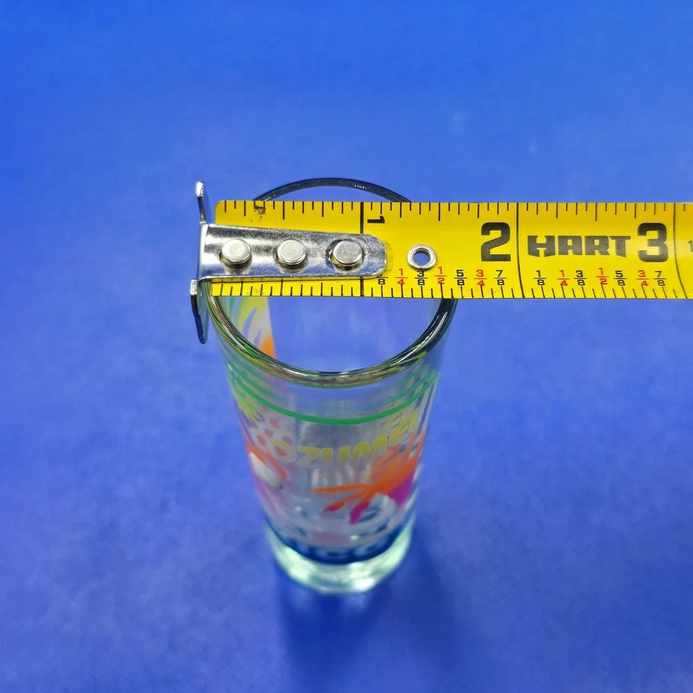 Mexico Souvenir 4 Shot Glasses Hard Rock Cancun Cozumel Puerto Vallarta